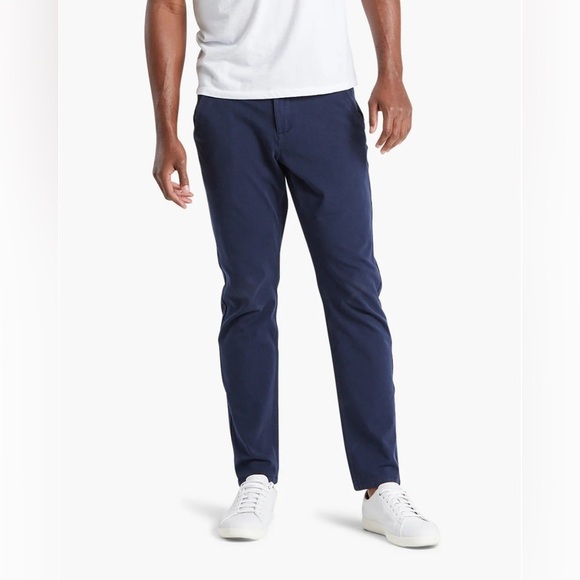 Mugsy Jeans Navy Morgans Classic Chino Pants 32W - Picture 1 of 9